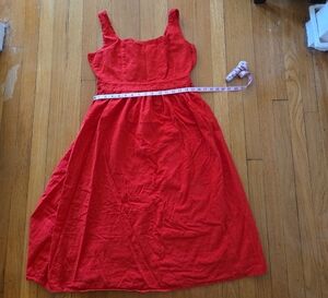 Deli.S Red A-line Dress, Size 10